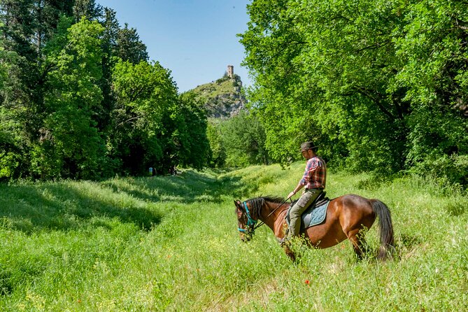 1 hour horseback ride in Valgraziosa Pisa - The climb toward Nicosia’s abandoned convent area