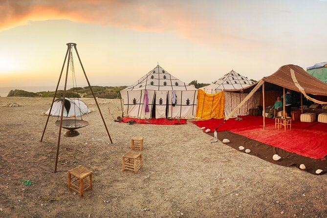 3 Hours Horse Riding with Dinner and Overnight Berber Camp - Berber camp overnight: dinner, mint tea, and sleeping near the coast