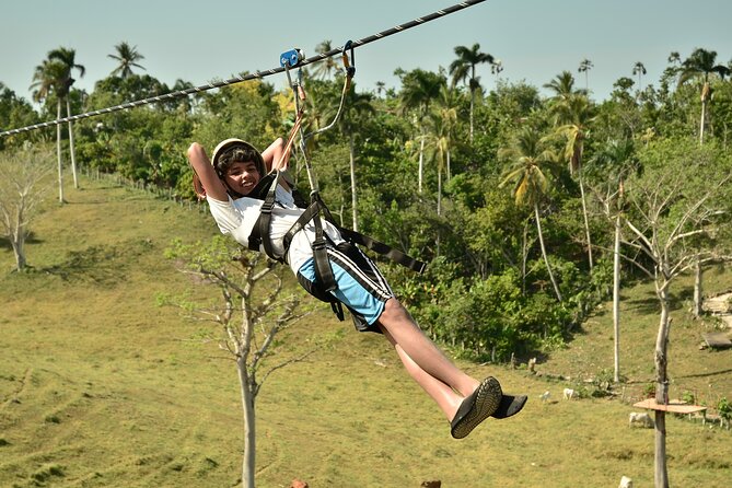 5 tours in 1 (Eco Farm/Horseback/City Tour/Buggy/Zipline) - Dune buggy time, river views, and the dust reality