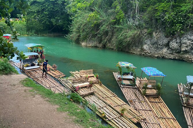 ATV, Bamboo Rafting, Horseback Ride Guided Tour from Montego Bay - Stop 3: White River Calypso bamboo rafting and tubing