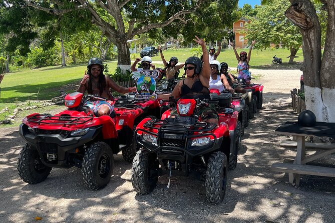 ATV , Bamboo Rafting & Horseback Ride Tour From Montego Bay - Stop 3 at St. Ann’s Bay: Forest Horseback Ride, Trained Horses, and a Sea Swim