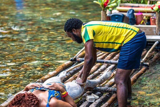 ATV , Bamboo Rafting & Horseback Riding tour from Montego bay - Stop 1: White River bamboo rafting—scenic, slow, and pleasantly refreshing