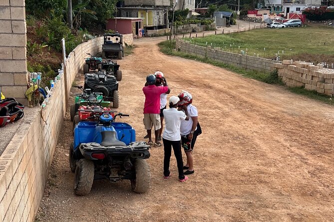 Bamboo Rafting, ATV, Horseback Riding & zipline - Montego Bay - ATV Quad Bike Through Rugged Dirt Trails