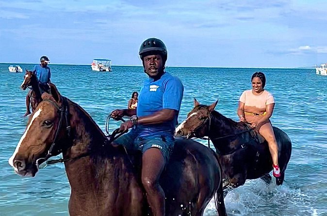 Bamboo Rafting, Dunns River , Zipline And Horseback Ride Combo - Driver Mike and the private-group comfort factor