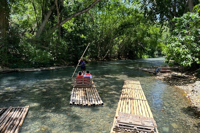 Bamboo Rafting & Horseback Ride n Swim Guided Tour in Montego Bay - Braco Stables horseback time: countryside first, sea later