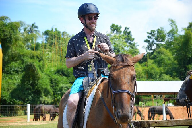 Bambuza ATV, Zipline and Horseback Adventure from Negril - Zipline through bamboo and over river beds: the view payoff