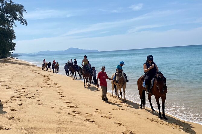 Beach Horse Riding Activity in Phuket - What happens during the beach ride: walk to canter, at your pace