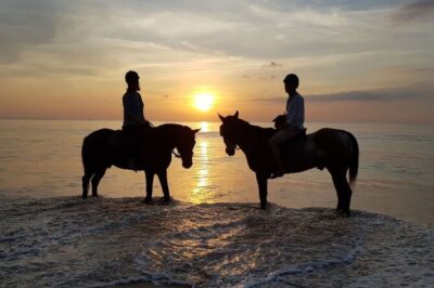 Beach Horse Riding At Sunset In Phuket - Safety briefing, helmets, and the 85 kg weight limit