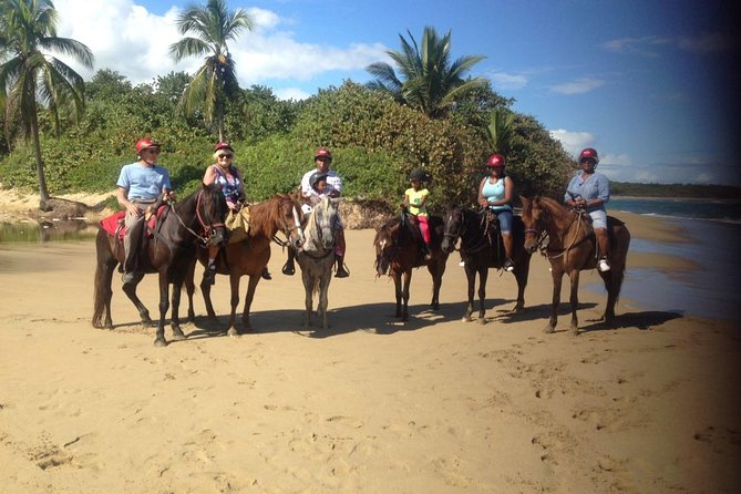 Beach Horseback Riding in Puerto Plata - Beach time and the horse swim option (with towels, please)