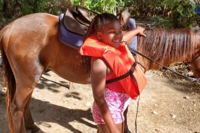 Dunn's River Falls Climb, Zipline and Horseback Riding Private Tour - Zipline over the canopy: fun plus clear shoe rules