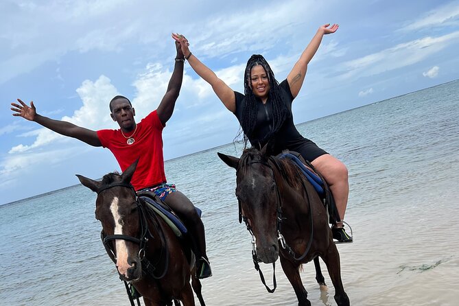 Dunns River Falls, Rafting, Zipline & Horseback from Montego Bay - Scotchies in Drax Hall: jerk lunch with the drinks already in motion
