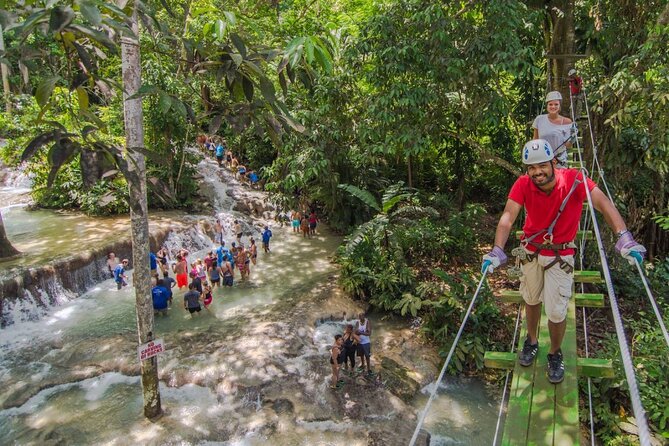Dunns River Falls, Zipline, Bamboo Rafting, Horseback Ride Tour - Key points to know before you go