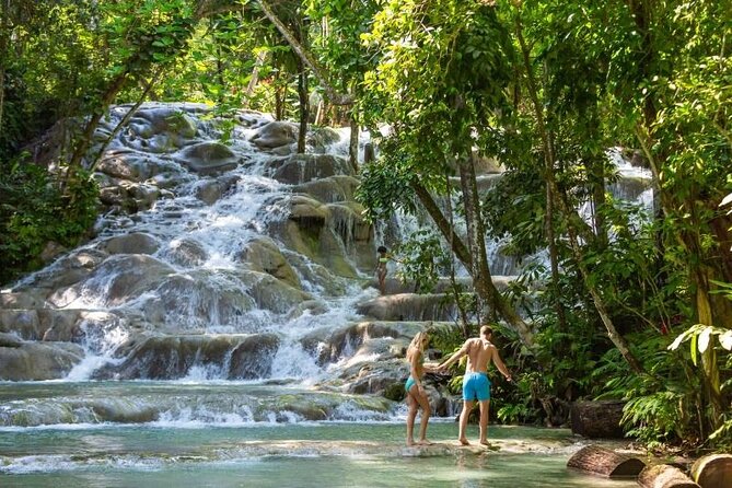 Dunns River Falls, Zipline, Bamboo Rafting, Horseback Ride Tour - Scotchies Drax Hall jerk lunch: good timing, but lunch costs extra