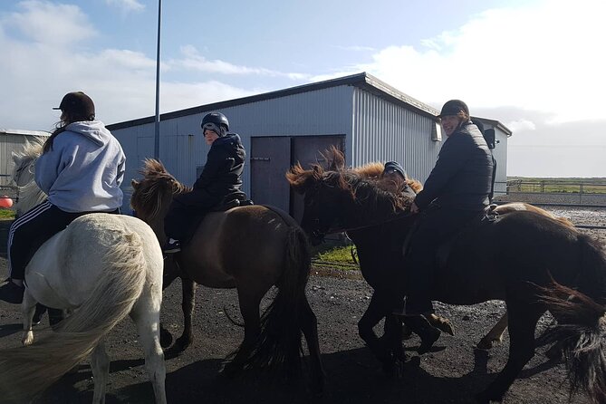 Family Horse Riding Tour in Thorlakshofn - The Strandakirkja church stop: ocean cliffs in full drama