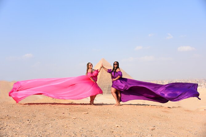 Flying Dress Photoshoot with Camel and Horse Riding in Giza - Key highlights at a glance