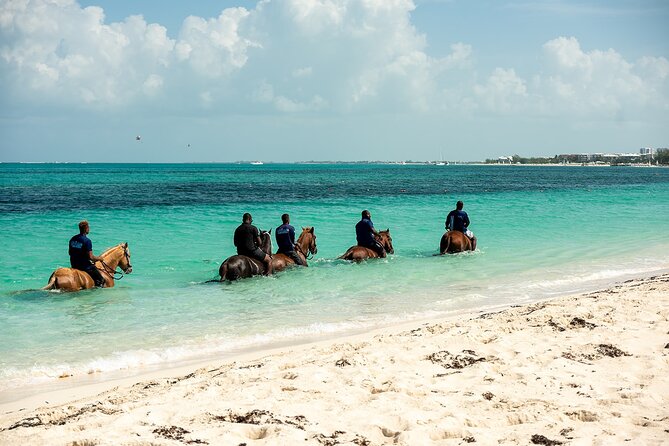 Group Beach and Ocean Horseback Adventure in Providenciales - Starting at Bay Road: the vibe before you mount up