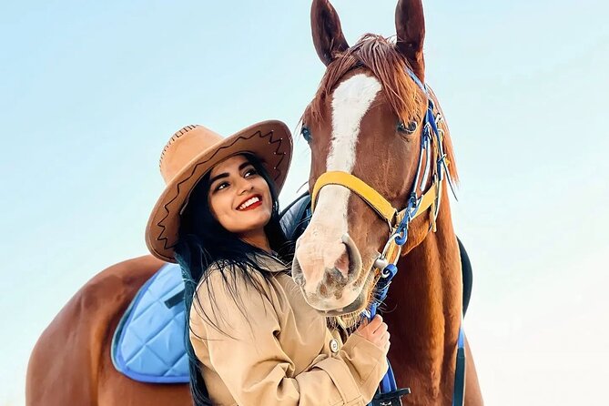 Guided Horse Riding through the Valleys in Cappadocia - Riding the Rose and Red Valleys at sunrise, plus balloon skies