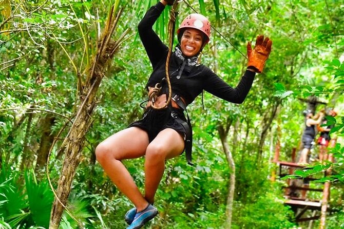 Half-Day Horseback Riding and Extreme Adventure Cancun Tour - Stop 2: Extreme Adventure Cancun zipline course and interactive bridges