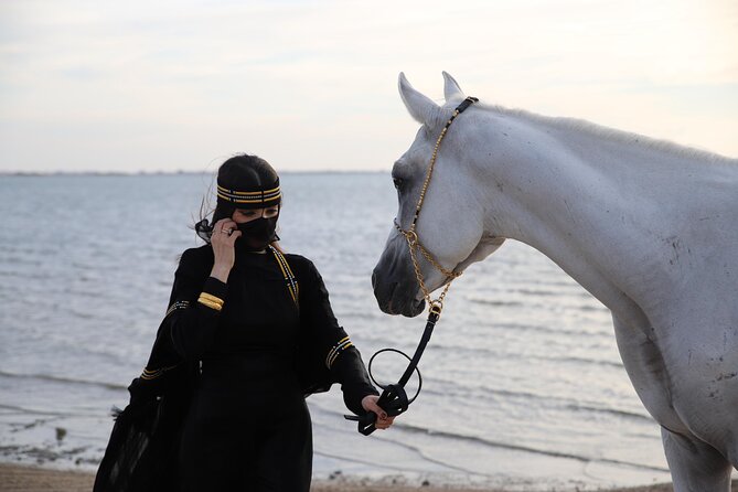 Horse Riding Experience in Riyadh | Tanomah | Jeddah | Al Ula - Jeddah Riding at Khalij Salman Beach: Ocean Views, One Caution