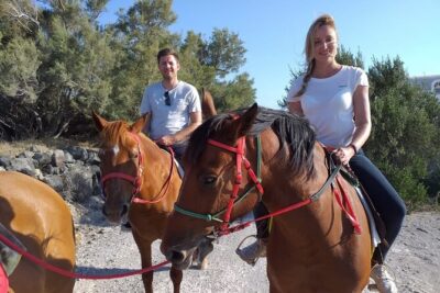 Horse Riding: Explore Secret Thera - Stop 1 in Megalochori: village sights at a slow, scenic pace
