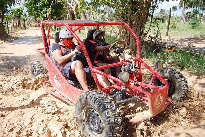 Horseback Riding and ATV or Buggy to Water Cave and Macao Beach - Heading out of town: the off-road 4x4 part that makes the tour worth it