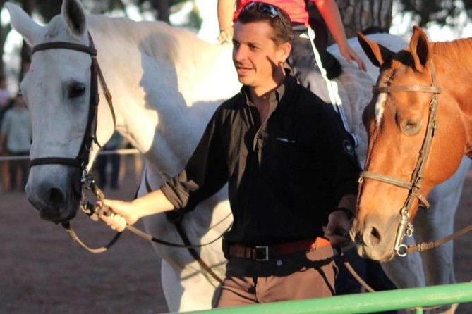 Horseback riding around Doñana National Park - The ring lesson that makes or breaks your confidence