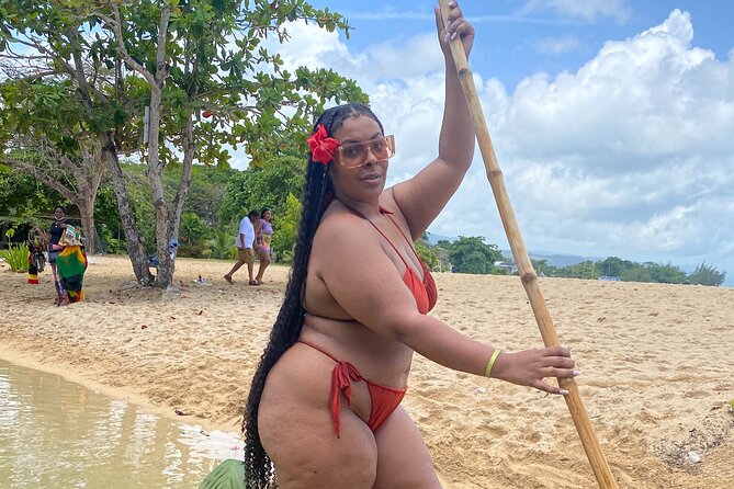 Horseback riding + Bamboo river rafting tour from Ocho Rios - Mammee Bay horseback riding: village trail to sea