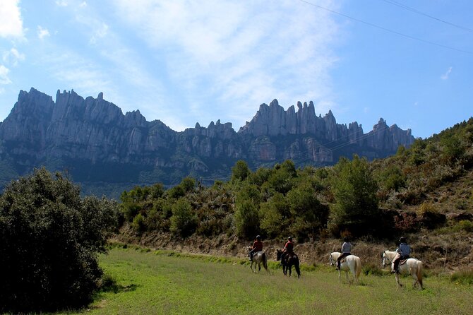 Horseback Riding in Montserrat Mountain Natural Park, Barcelona - 1 to 2 hrs - Horses for Adults and Ponies for Kids