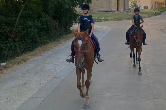 Horseback riding in the hills of Montepulciano in Tuscany - The Farm Stops: Animals, Courtyard Time, and a House Break