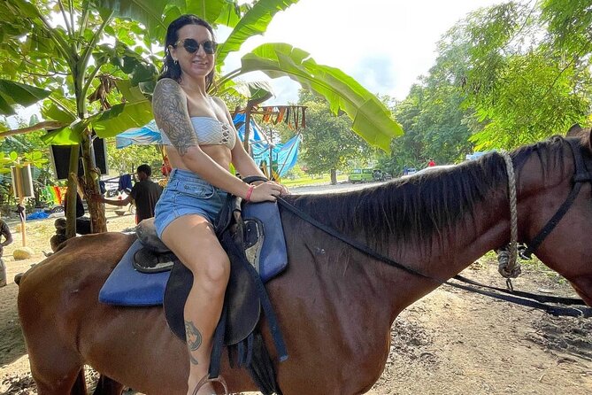 Horseback Riding In The Ocean from Montego Bay Private Transfer - The Ride: Scenic Trails, Then the Caribbean Water