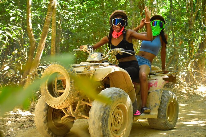 Horseback Riding plus ATV, Cenote, Ziplines, and Lunch - ATV challenge in the jungle: fun, bumpy, and rule-based