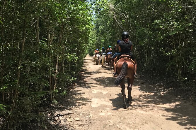 Horseback Riding plus ATV, Cenote, Ziplines, and Lunch - Horseback riding: beginner-friendly, but not a long ride