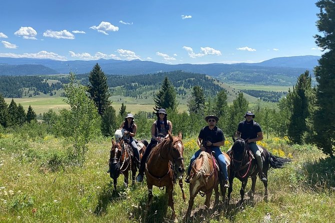 Horseback Riding with Grand Teton Views in Jackson Hole - Grand Teton Views and Buffalo Valley Photo Stops