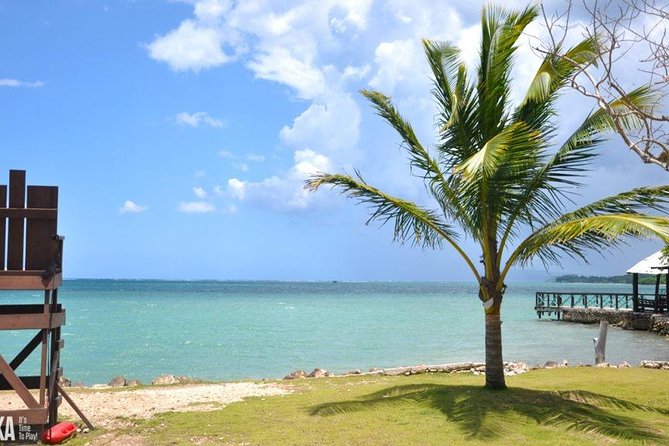 Horseback Riding/Zipline Combo Tour at Chukka Ocean Outpost with Transportation - The ocean start: catamaran time and Power Snorkel with Sea Doo scooters