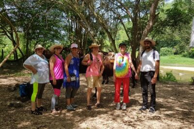 Hot Springs Horseback Riding Adventure - The hot springs swim: your real reward at Manialtepec