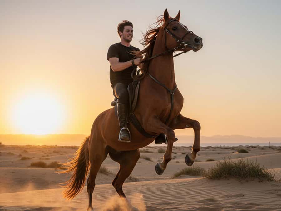 Hurghada: Arabian Desert and Sea Horseback Adventure - Arabian Desert on One Side, Red Sea on the Other