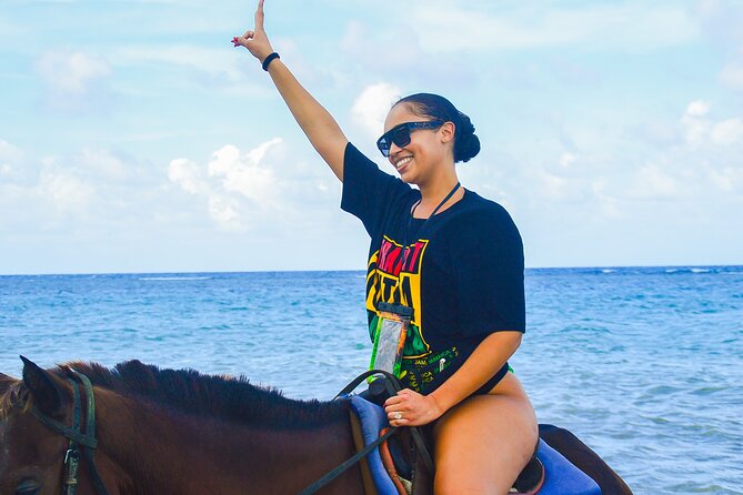 Jamaica's Ocean Horseback Bamboo Raft Adventure and Transport - Ocean horseback and bamboo rafting in Montego Bay