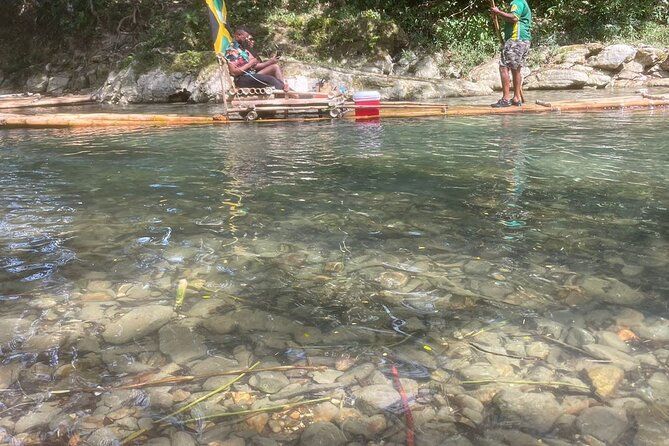 Jamaica's Ocean Horseback Bamboo Raft Adventure and Transport - Horseback riding in Jamaica: what to expect in the sea segment