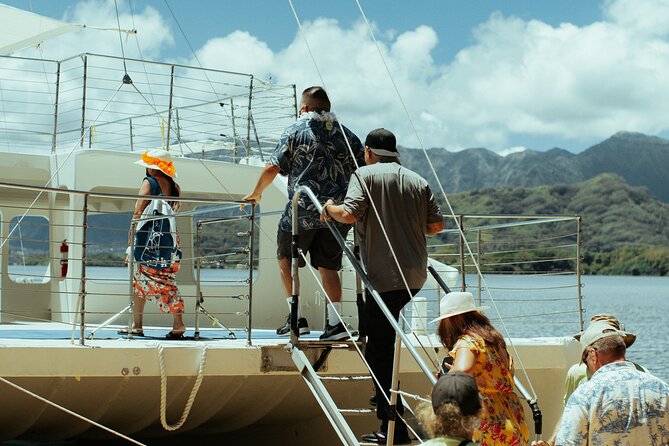 Kualoa Ranch: Ocean Voyage Tour - Kualoa Regional Park deck: the cruise keeps talking, and the photos keep coming