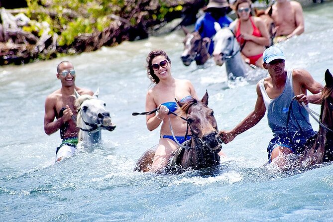 Lethe Bamboo Rafting, ATV, Horseback Riding Tour in Montego Bay - Horseback riding and ocean splashes: countryside time with a friendly horse