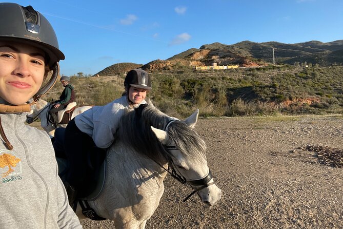 Malaga - guided horseback riding - The 1-hour route: from practice laps to the Cañuelo stream