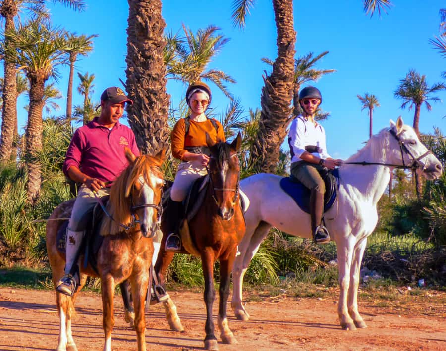 Marrakech: Palm Grove Horseback Riding Tour - Traditional village life outside the center: small look, big payoff