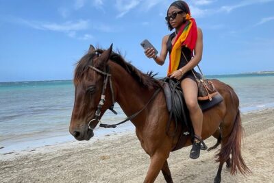 Ocho Rios ATV, Horseback Riding, Dunn's River and Bamboo Rafting - ATV riding on rugged trails: fun, but don’t expect a long track