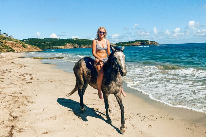 Private Beach Horseback Ride with Sandy Hoofs St. Lucia - The Two Beaches and Anse La Voute Views: Why the Route Matters