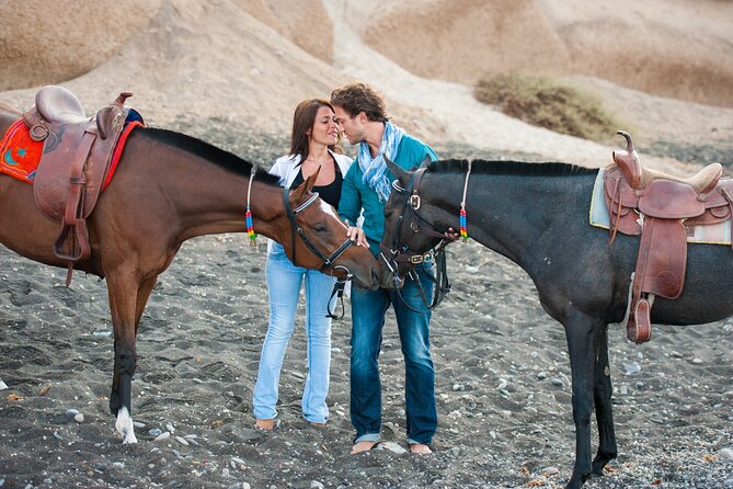 Private Horse Riding Experience in Santorini - Eros Beach Riding: Black Sand and a Truly Remote Feel