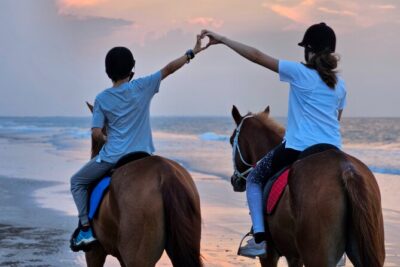 Private Horseback Riding in Muscat Beach - From pickup to saddle in about two hours