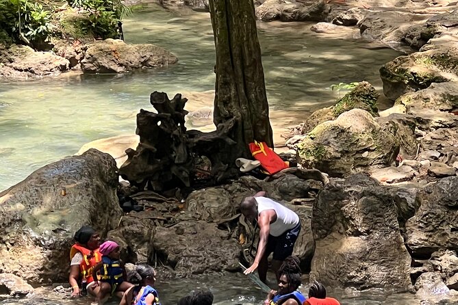 Private Horseback Riding, Swim & Blue Hole Secret Falls - Blue Hole (Island Gully Falls): swimming, cliff jumps, and cave exploration