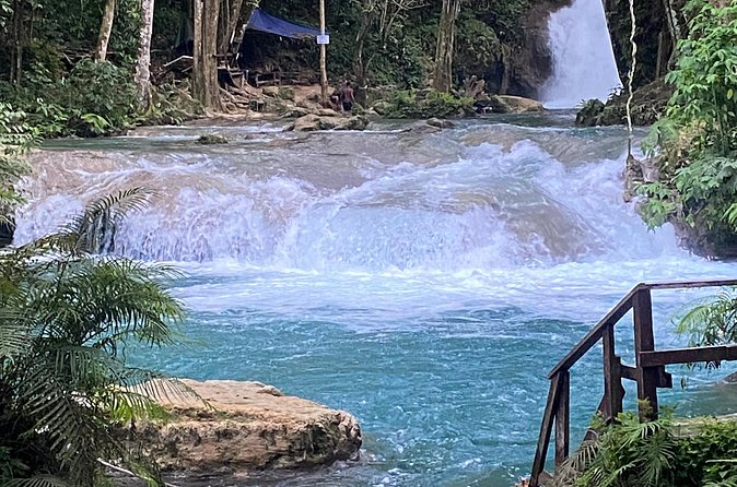 Private Horseback Riding with Blue Hole River Tour in Montego Bay - The Blue Hole River Stop: Safe Jump-In Moments and Climbing for Photos