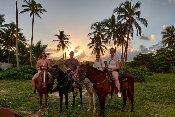 Private Sunset Horseback Riding in punta cana beach - Your two-hour route: beach plus countryside, led by a guide
