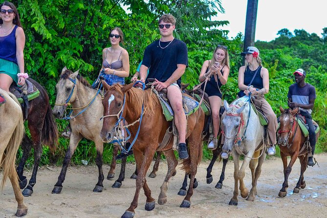 Punta Cana Beach Horseback Ride Paradise Coast Experience - Dominican Farm, a Water Cave, and Macao Beach Stops